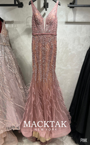 MackTak Couture 4045 Pink Front Dress