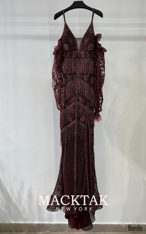 MackTak Couture 4056 Bordo Front Dress