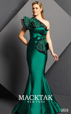 MackTak Couture 4083 Green Front Dress