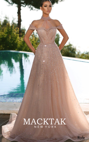 MackTak Mona Nude Front Dress
