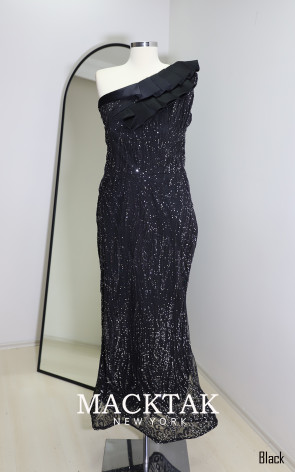 Mariann Black Front Dress