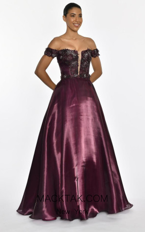 Mathilde Plum Dress