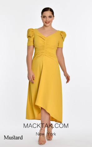 Mellicent Mustard Front Dress
