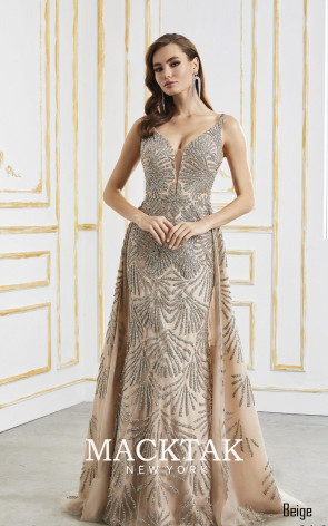 Nour Beige Front Dress