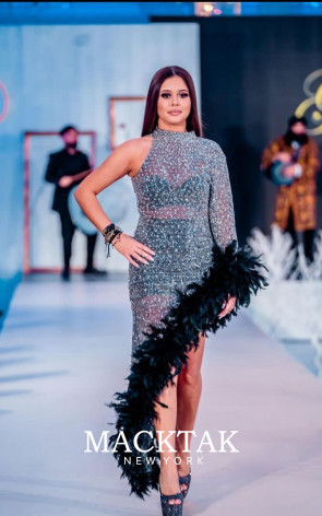 Paula Black Front Dress