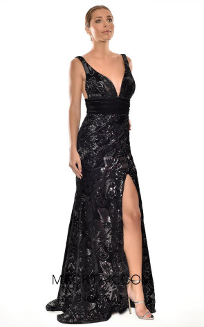 Risette Black Side Dress