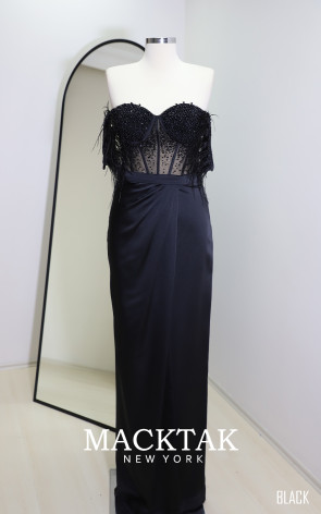 Sidney Black Front Dress