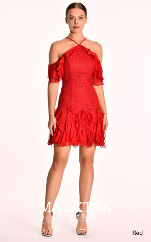 Suzette Red Front Dress