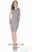 Terani 1621C1256 Silver/Nude Dress