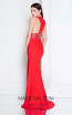 Terani 1811E6103 Red Back Dress