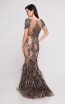 Terani 1811GL6428 Gun Metal Nude Back 