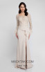 Terani 1811M6568 Champagne Nude Front Dress