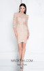 Terani 1812C6051 Ivory Nude Front Dress