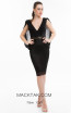 Terani 1821C7015 Black Front Dress