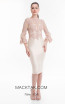 Terani 1821C7016 Champagne Cream Front Dress