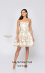 Terani 1911P8073 Ivory Gold Front Dress