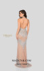 Terani 1911P8140 Crystal Nude Back Dress