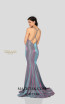 Terani 1911P8174 Blue Orchid Back Dress