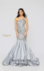 Terani 1911P8367 Crystal Silver Front Dress