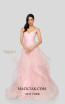 Terani 1911P8512 Blush Silver Front Dress