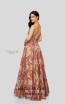 Terani 1911P8519 Red Nude Back Dress