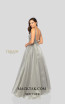 Terani 1911P8538 Silver Back Dress