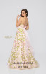 Terani 1911P8546 Blush Multi Back Dress