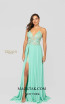 Terani 1913P8324 Mint Nude Front Dress