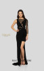 Terani 1913P8392 Black Front Dress