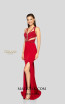 Terani 1915P8340 Dark Red Front Dress