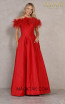 Terani 2021E3572 Red Front Dress