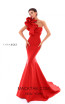Tarik Ediz 50202 Red Front Dress