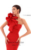 Tarik Ediz 50202 Red Front Dress