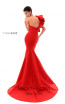 Tarik Ediz 50202 Red Back Dress