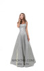 Tarik Ediz 50451 Gunmetal Front Prom Dress