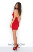 Tarik Ediz 50604 Red Back Dress