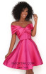 Tarik Ediz 50605 Fuchsia Front Dress