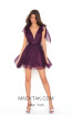 Tarik Ediz 50606 Purple Front Dress
