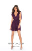 Tarik Ediz 50606 Purple Front Dress