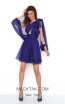 Tarik Ediz 50607 Royal Blue Front Dress