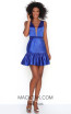 Tarik Ediz 50612 Royal Blue Front Dress