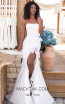 Tarik Ediz 50618 Ivory Front Dress