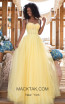 Tarik Ediz 50619 Yellow Front Dress
