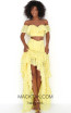 Tarik Ediz 50623 Yellow Front Dress