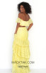 Tarik Ediz 50623 Yellow Back Dress