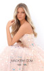 Tarik Ediz 50651 Bellini Pink Front Dress