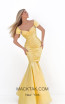 Tarik Ediz 50656 Yellow Front Dress