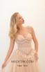 Tarik Ediz 50664 Gold Front Dress