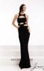 Jasz Couture 6047 Black Front Evening Dress