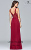 Faviana 8000 Merlot Back Prom Dress